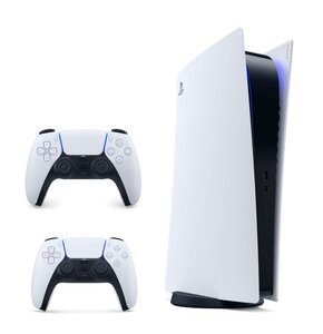 Konsola SONY PlayStation 5 Digital + Kontroler SONY DualSense Biały