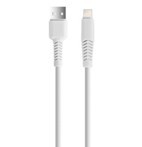 Kabel USB - Lightning SETTY KSA-L-320 2A 3 m Biały