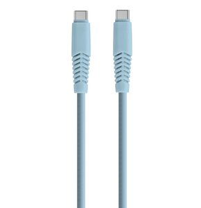 Kabel USB-C - USB-C SETTY KSC-C-1.523 2.1A 1.5 m Niebieski