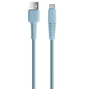 Kabel USB - USB-C XO KSC-C-1.523 2.1A 1.5m Niebieski