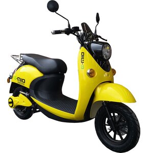 Skuter elektryczny E-MIO Destina z kufrem 50km 10" Żółty
