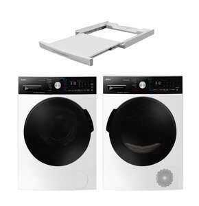 Pralka AMICA WA2S714BKISVD 7kg 1400obr + Suszarka AMICA AD2C83KISTVAD + Łącznik AMICA DSK150
