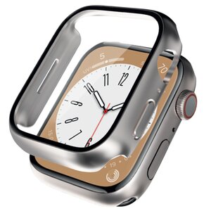 Etui CRONG Hybrid Watch Case do Apple Watch 7/8 (41 mm) Srebrny