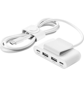 Hub BELKIN BUZ001BT2MWHB7 USB Typu C, Pasywny