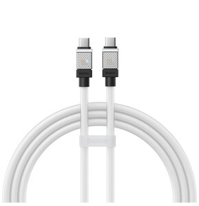 Kabel USB Typ-C - USB Typ-C BASEUS CoolPlay 100W 1 m Biały