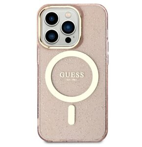 Etui GUESS Glitter Gold do Apple iPhone 11/Xr Różowy