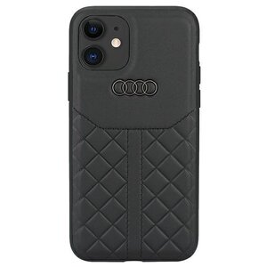 Etui AUDI Genuine Leather do Apple iPhone 12/12 Pro Czarny