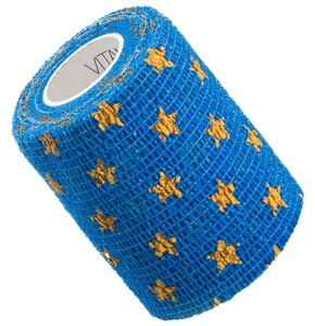 Bandaż elastyczny VITAMMY Autoband Gwiazdki Niebieski 7.5 x 450 cm