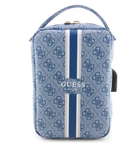 Torba na akcesoria GUESS 4G Printed Stripes Niebieski