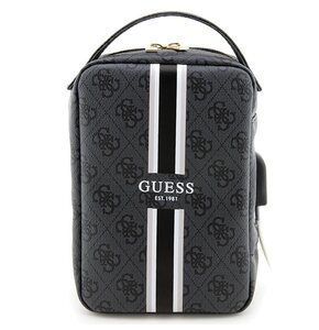 Torba na akcesoria GUESS 4G Printed Stripes Czarny