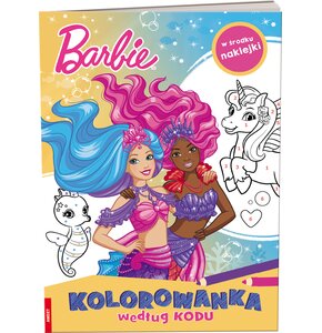 Kolorowanka Barbie Dreamtopia według kodu KKO-1401