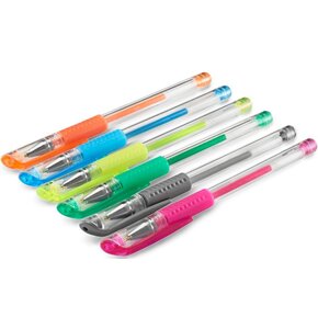 Zestaw długopisów żelowych HAMA Glitter&Classic (6 sztuk)