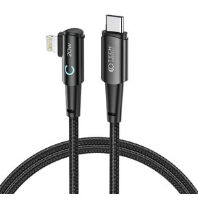 Kabel USB-C - Lightning TECH-PROTECT UltraBoost L 20W 1 m Szary