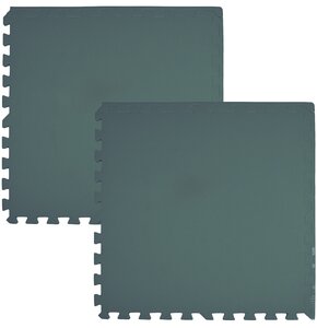 Mata piankowa HUMBI Puzzle 62 x 62 x 1 cm (6 elementów) Ciemnozielony