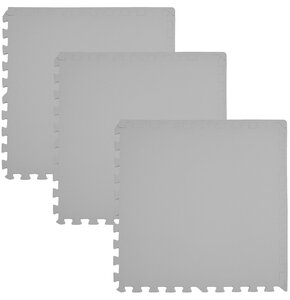 Mata piankowa HUMBI Puzzle 62 x 62 x 1 cm (9 elementów) Szary