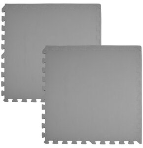Mata piankowa HUMBI Puzzle 62 x 62 x 1 cm (6 elementów) Ciemnoszary