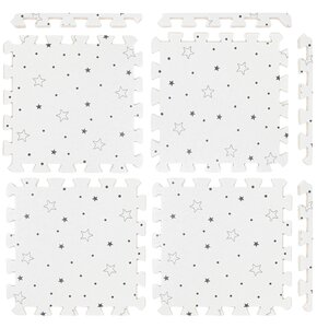 Mata piankowa HUMBI Puzzle 30 x 30 x 1 cm (36 elementów) Biały