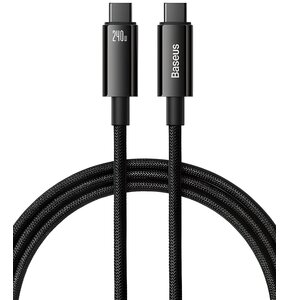 Kabel USB-C - USB-C BASEUS Tungsten Gold 240W 3 m Czarny