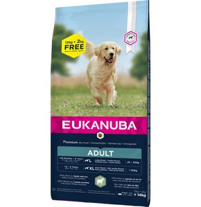 Karma dla psa EUKANUBA Adult Large Breeds Adult Jagnięcina z ryżem 12+2 kg