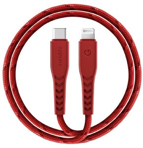 Kabel USB Typ-C - Lightning ENERGEA Nyloflex MFI 1.5 m Czerwony