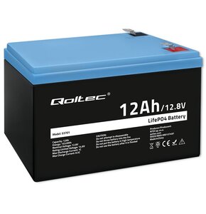 Akumulator QOLTEC 53701 12Ah 12.8V