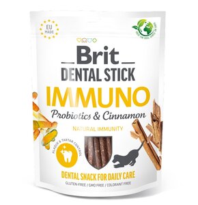 Przysmak dla psa BRIT Dental Stick Immuno Probiotics & Cinnamon 251 g