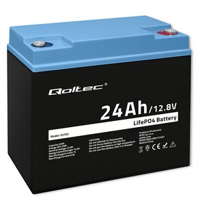Akumulator QOLTEC 53702 24Ah 12.8V