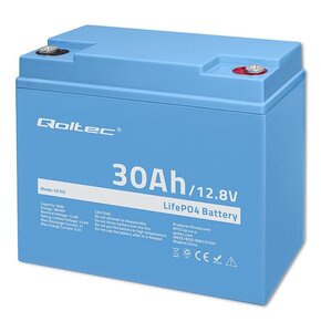 Akumulator QOLTEC 53703 30Ah 12.8V