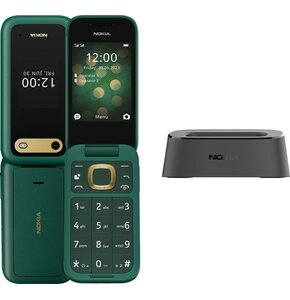 Telefon NOKIA 2660 Flip Zielony + Stacja ładująca