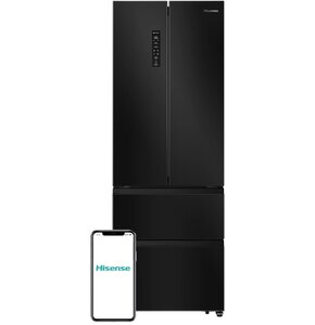 U Lodówka HISENSE RF632N4AFE1 No frost 200cm Czarna
