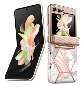 Etui SUPCASE Cosmo dla Samsung Galaxy Z Flip 5 Marble Różowy
