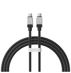 Kabel USB Typ-C - USB Typ-C BASEUS CoolPlay 100W 1 m Czarny