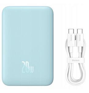 Powerbank BASEUS Magnetic Mini 10000mAh 20W Niebieski