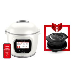 Multicooker TEFAL Cook4me Touch Pro CY943130 (Wi-Fi) z możliwością funkcjonalności AirFryera, z wbudowaną wagą oraz dostępem do ponad 1000 darmowych przepisów