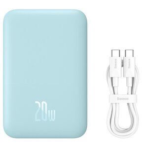 Powerbank BASEUS Magnetic Mini 6000 mAh 20W Niebieski