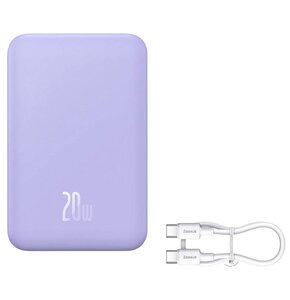 Powerbank BASEUS Magnetic Mini 20000mAh 20W Fioletowy