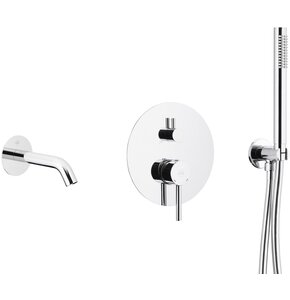 Zestaw wannowy podtynkowy KFA ARMATURA Moza 5039-401-00 Chrom