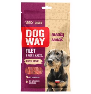 Przysmak dla psa DOGWAY Meaty Snack Filet z piersi kaczej 50 g