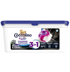 Kapsułki do prania COCCOLINO Care 3 in 1 Black & Dark - 27 szt.