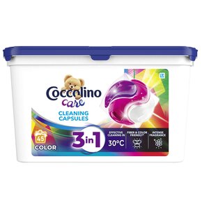 Kapsułki do prania COCCOLINO Care 3 in 1 Color - 45 szt.