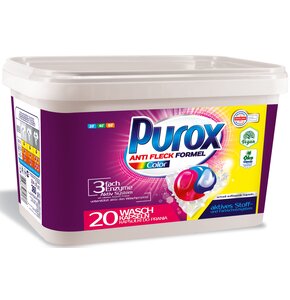 Kapsułki do prania PUROX Color - 20 szt.