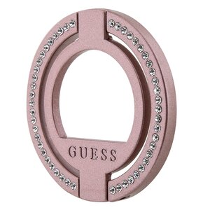 Uchwyt i podstawka GUESS Ring Stand MagSafe Różowy