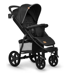 Wózek dziecięcy LIONELO Annet Plus Carbon Czarny