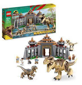 LEGO 76961 Jurassic World Centrum dla odwiedzających: atak tyranozaura i raptora