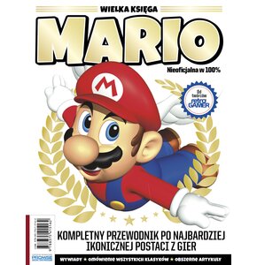 Książka dla młodzieży Super Mario Bros Wielka księga Mario Kompletny przewodnik po ikonicznej postaci z gier
