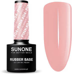 Baza hybrydowa SUNONE Rubber Base Pink 04 5 ml