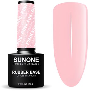 Baza hybrydowa SUNONE Rubber Base Pink 06 5 ml