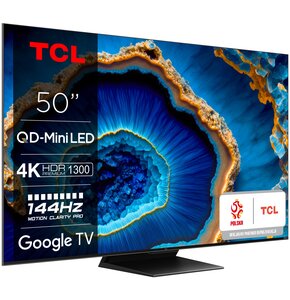 Telewizor TCL 50C809 50'' MINILED 4K 144Hz Google TV Dolby Vision Dolby Atmos HDMI 2.1