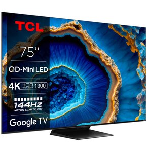 Telewizor TCL 75C809 75'' MINILED 4K 144Hz Google TV Dolby Vision Dolby Atmos HDMI 2.1