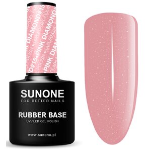 Baza hybrydowa SUNONE Rubber Base Pink Diamond 15 12ml